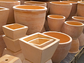 Image showing flower pots