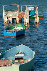 Image showing Traditional boats