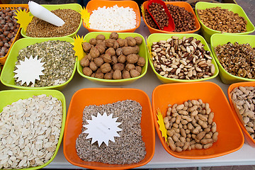 Image showing Nuts and seeds