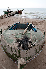 Image showing an old fishing boat