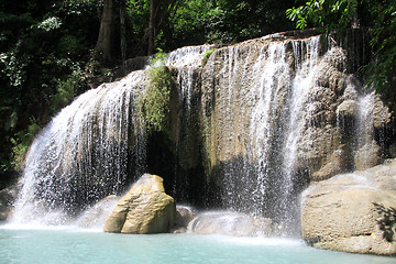 Image showing Erawan waterfall
