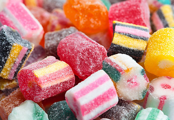 Image showing Peppermint candies close up