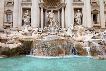 Image showing Rome - Trevi Fountain