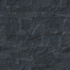 Image showing seamless black stone texture