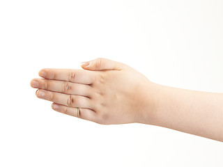 Image showing Back of childs hand