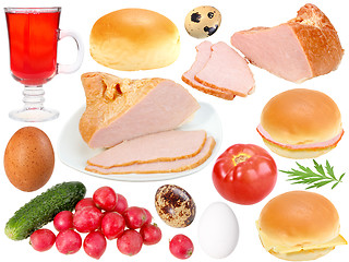 Image showing Set of food ingredients