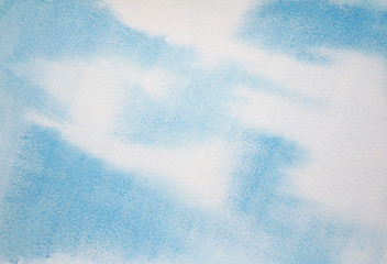 Image showing Watercolor background with layers on paper 