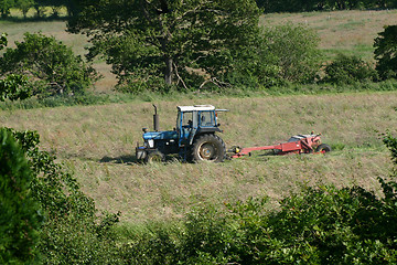 Image showing Tractor in Field