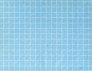 Image showing White Grid On Blue