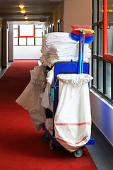 Image showing Cleaning cart