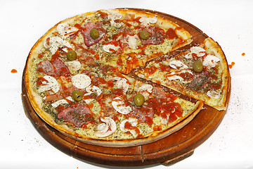 Image showing Pizza slice