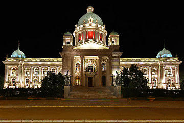 Image showing Parliament at night