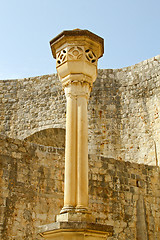 Image showing Dubrovnik pillar