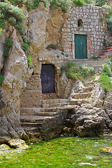 Image showing Cave doors