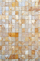 Image showing Marble tiles wall