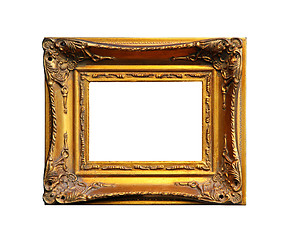 Image showing Golden frame