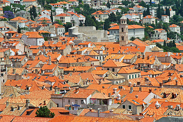 Image showing Dubrovnik rooftops