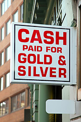 Image showing Cash for gold