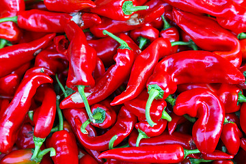 Image showing Red peppers