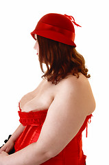 Image showing Girl in red hat.