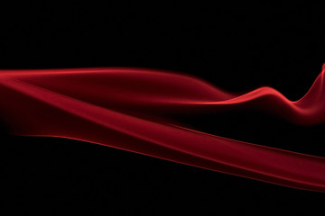 Image showing red Smoke on black background