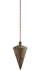 Image showing plumb bob on white background