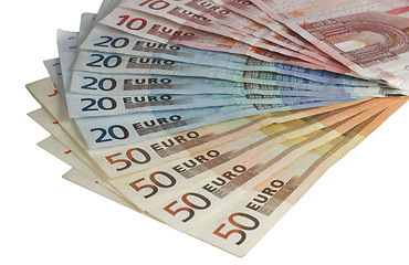 Image showing euro bills