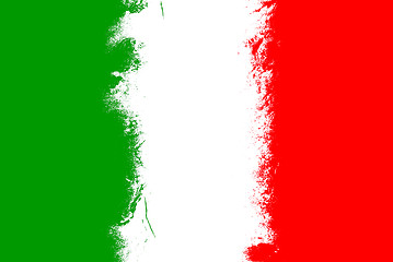 Image showing Italy flag grunge 