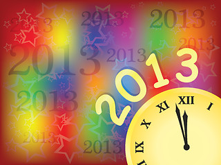 Image showing new year 2013 background