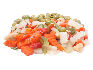 Image showing Mixed vegetables