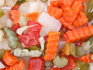 Image showing Mixed vegetables