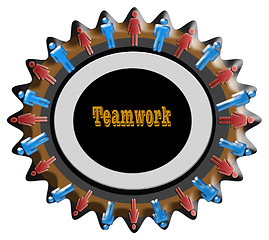 Image showing Teamwork