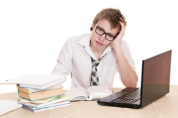 Image showing frustrated student
