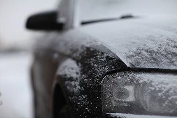 Image showing snow car