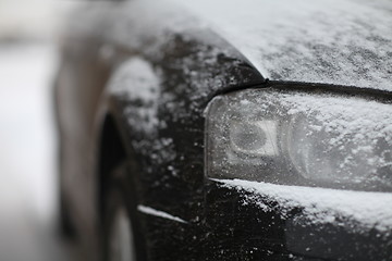 Image showing snow car