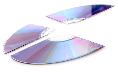 Image showing Broken CD