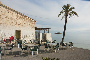 Image showing Restaurant terrace