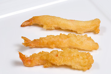 Image showing Tempura seafood