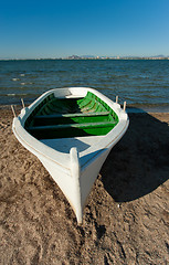 Image showing White boat