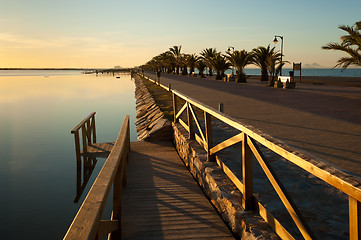 Image showing La Manga promenade