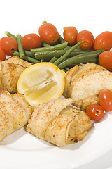 Image showing sole fish dinner