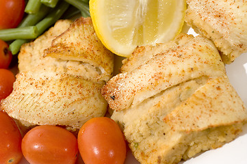 Image showing stuffed fillet of sole