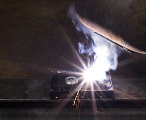 Image showing welding on a hard drive