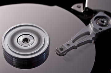 Image showing hard disk drive in motion  (zero-seven)