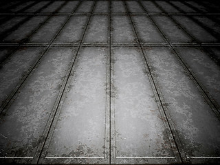 Image showing steel floor