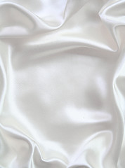 Image showing Smooth elegant white silk 