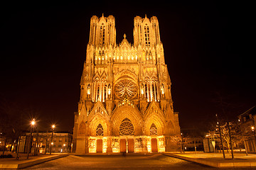 Image showing Reims Cathedral