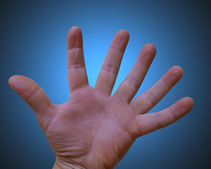 Image showing six fingers