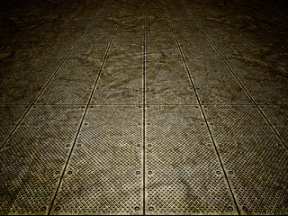 Image showing steel floor