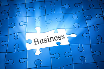 Image showing jigsaw puzzle business